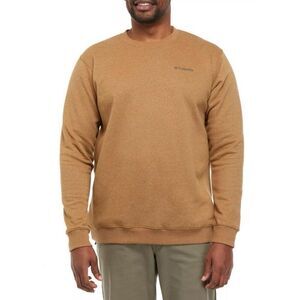 Columbia Mens Hart Mountain II Crewneck Fleece Sweatshirt Delta Brown Large
